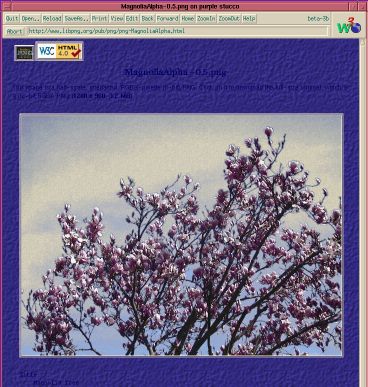 [png-MagnoliaAlpha.html half-scale screenshot (46k)]